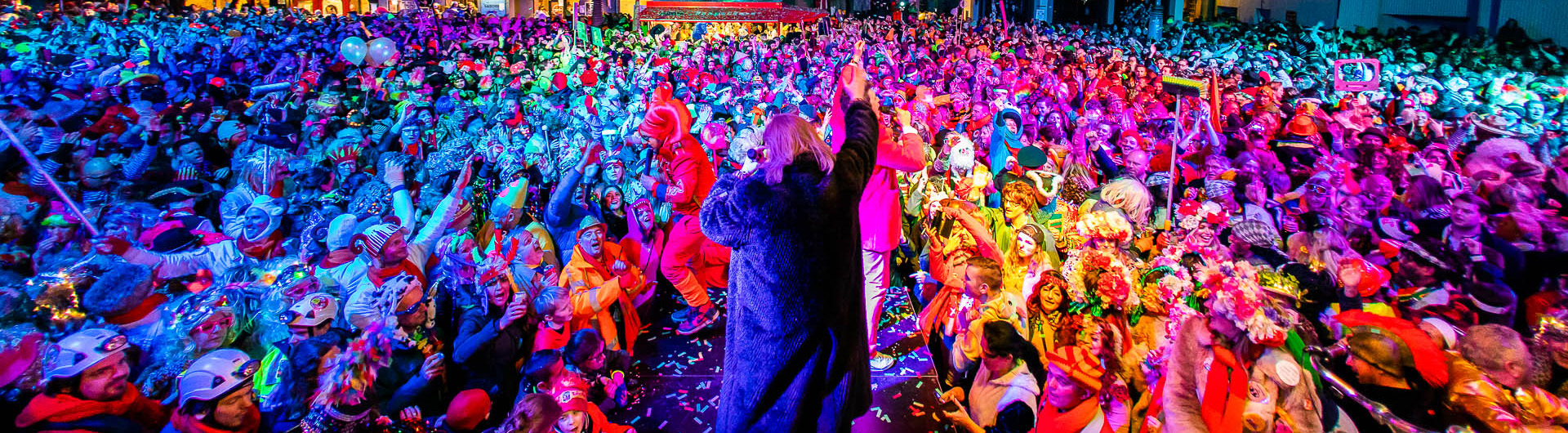 Hossen op de markt
