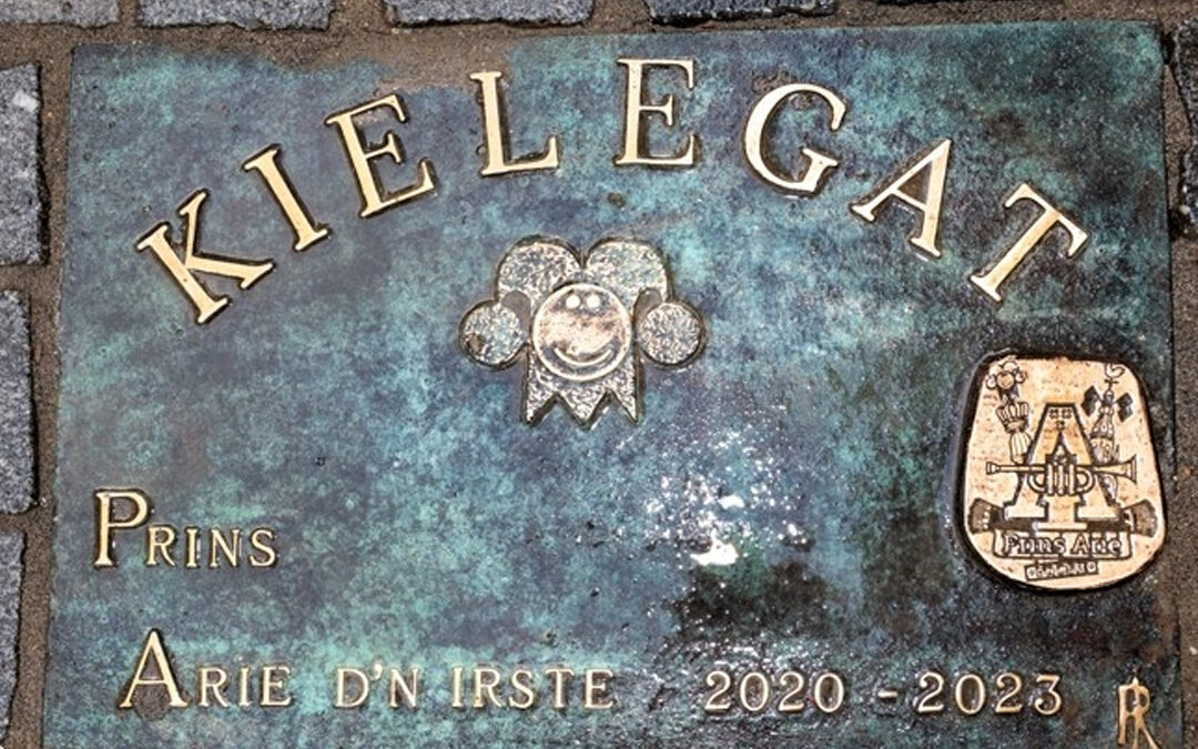 Feestelijke herplaatsing prinselijke tegels in de Ridderstraat